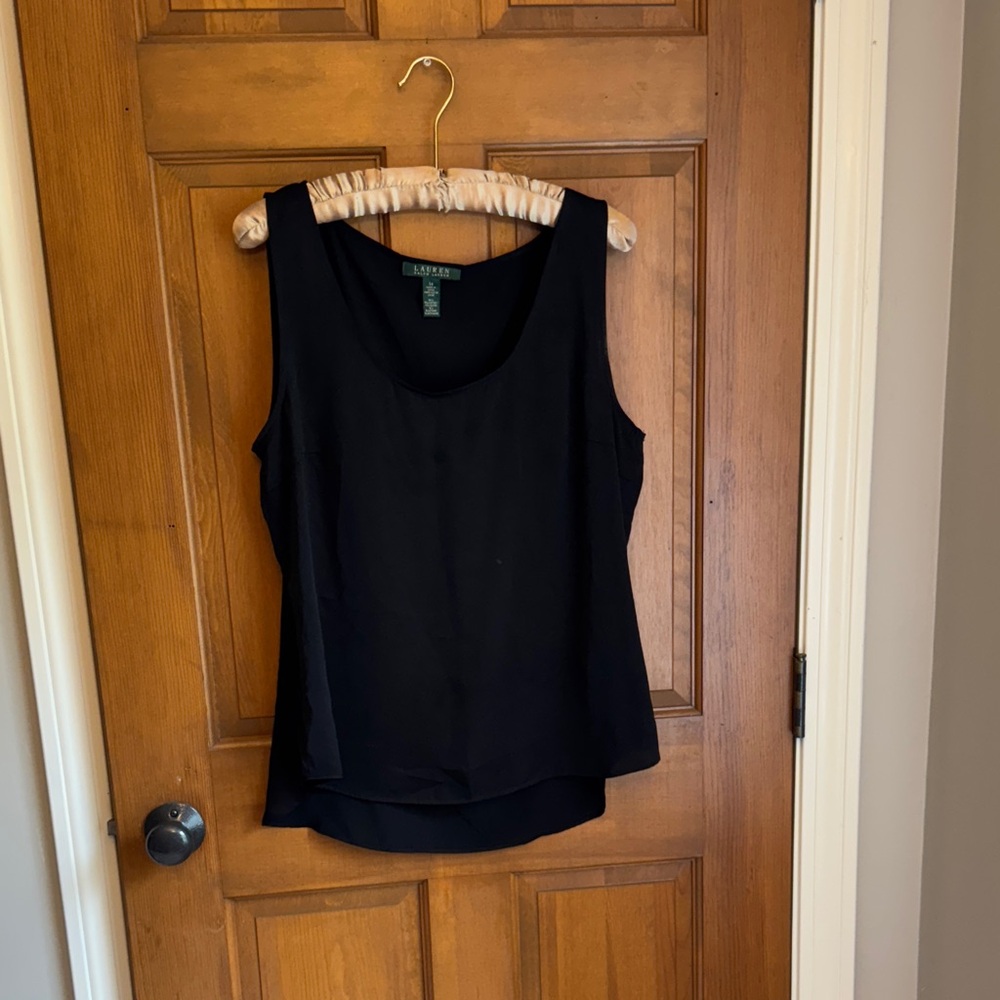 Ralph Lauren Classic Black Tank Top
